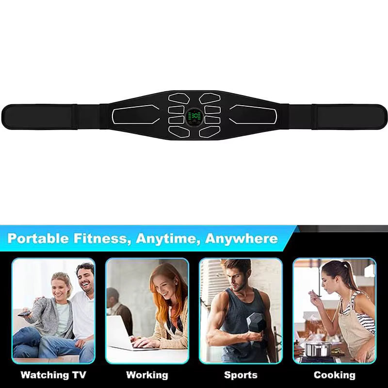 Abdominal Muscle Toner Belt – EMS Abs Trainer